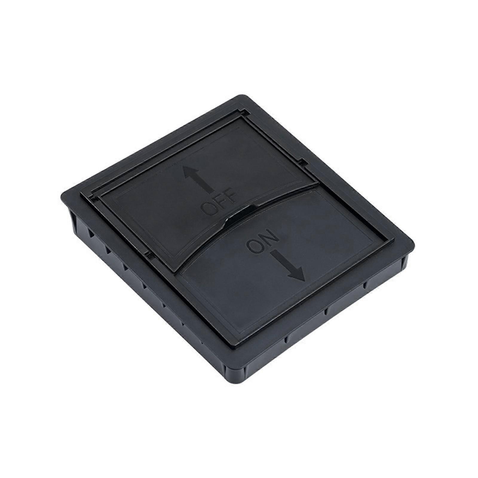 Hidden Armrest Storage Box for Tesla Model 3 & Model Y, Black ABS, 90g