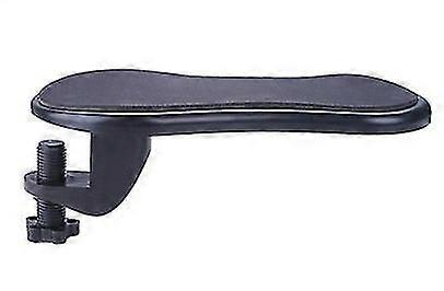 Protective armrest pad desk attachable computer desk arm support - black