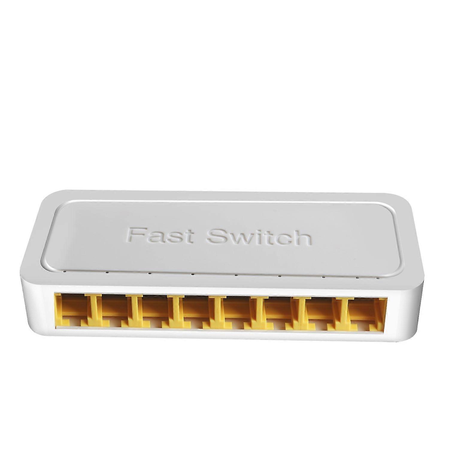 (New) 8 Port 10/100/1000Mbps MINI Ethernet Desktop Switch