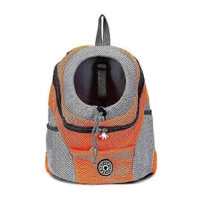 Pet bag for travel, portable cat and dog backpack, breathable chest bag for dogs, supplies