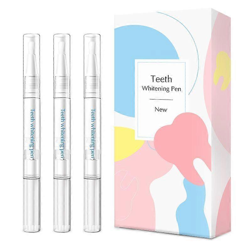 3 قطع قلم تبييض الأسنان لتبييض الأسنان ، فعال ، غير مؤلم ، بدون حساسية ، صديق للسفر