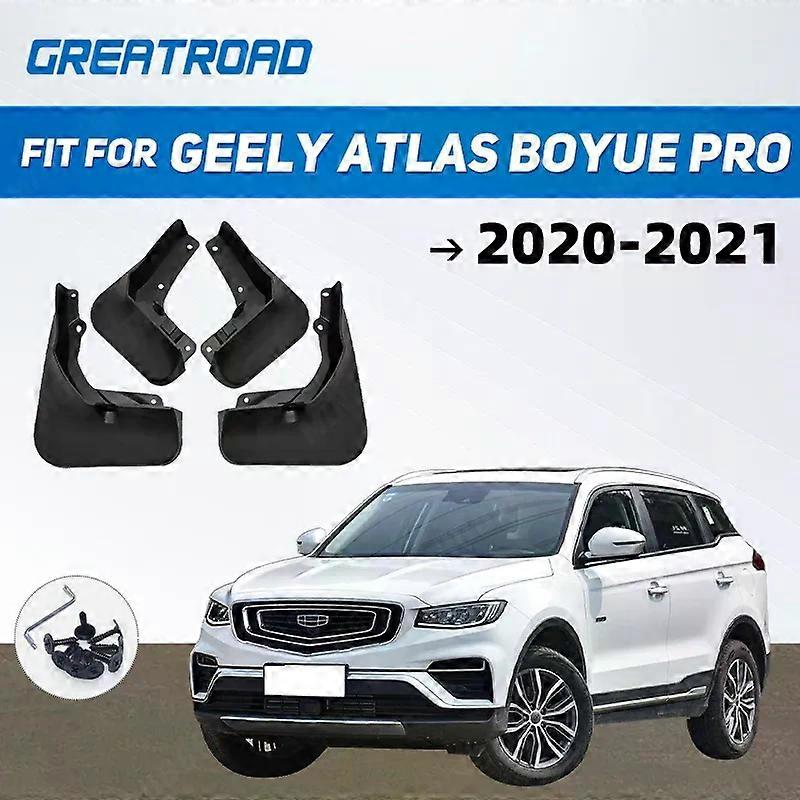 Exquisite For Geely Atlas 2023 2024 Boyue Emgrand Fender Mudguard Mud Flaps Guard Splash Flap Mudguards Car Accessories