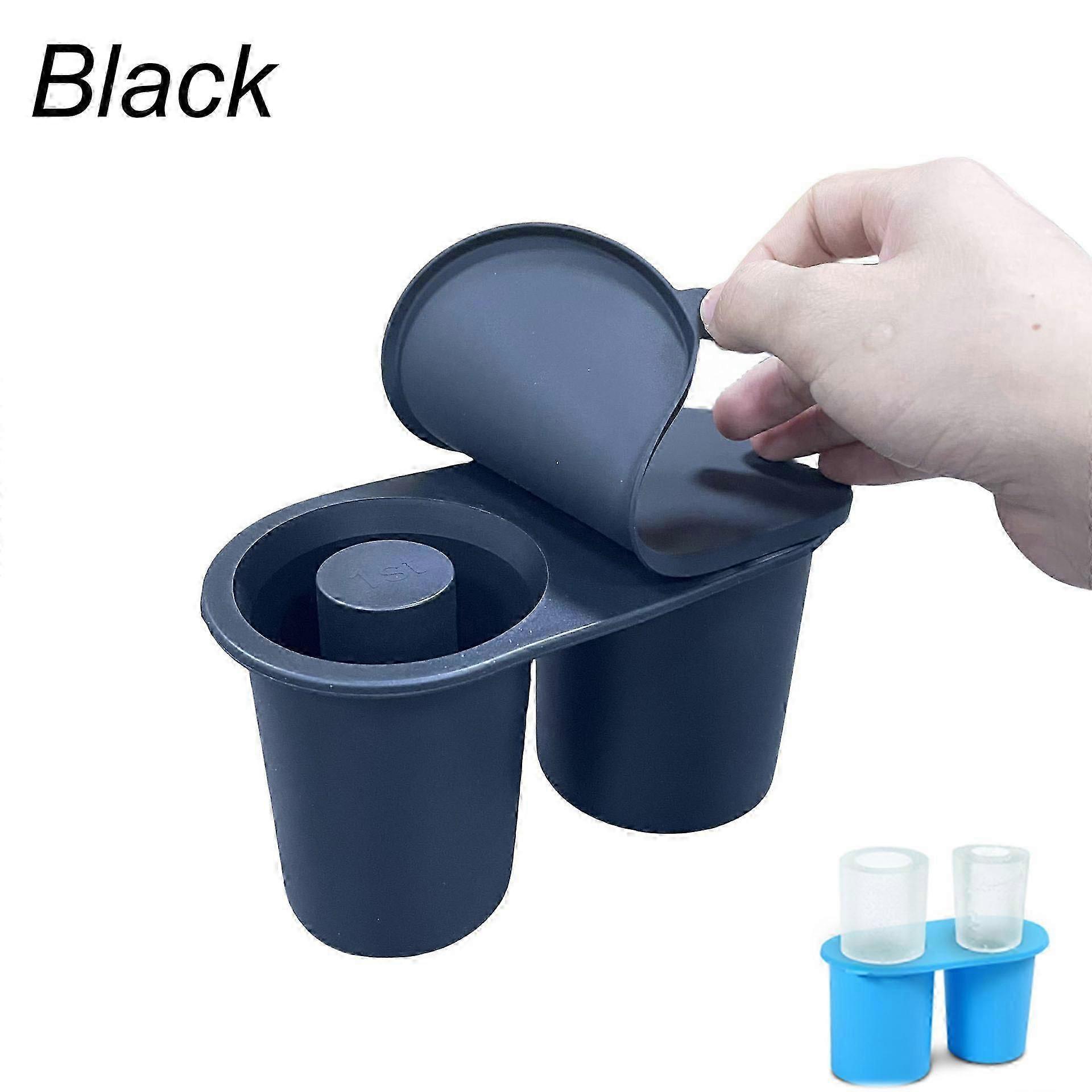 2/3/4/30Grid Ice Cube Tray Stanley Cup Tumbler Cup, Sylinterin muotoinen silikonijäämuotti kannella, Stanley Cup tarvikkeet [jkw]