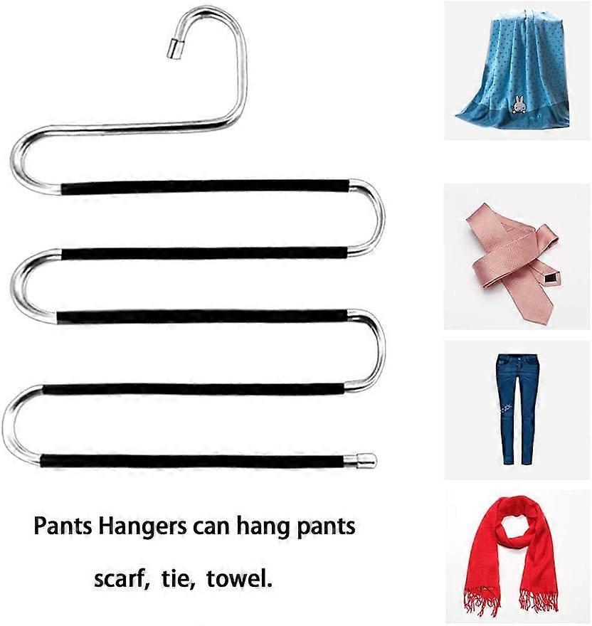 Trouser Hangers Space Saving Non-Slip