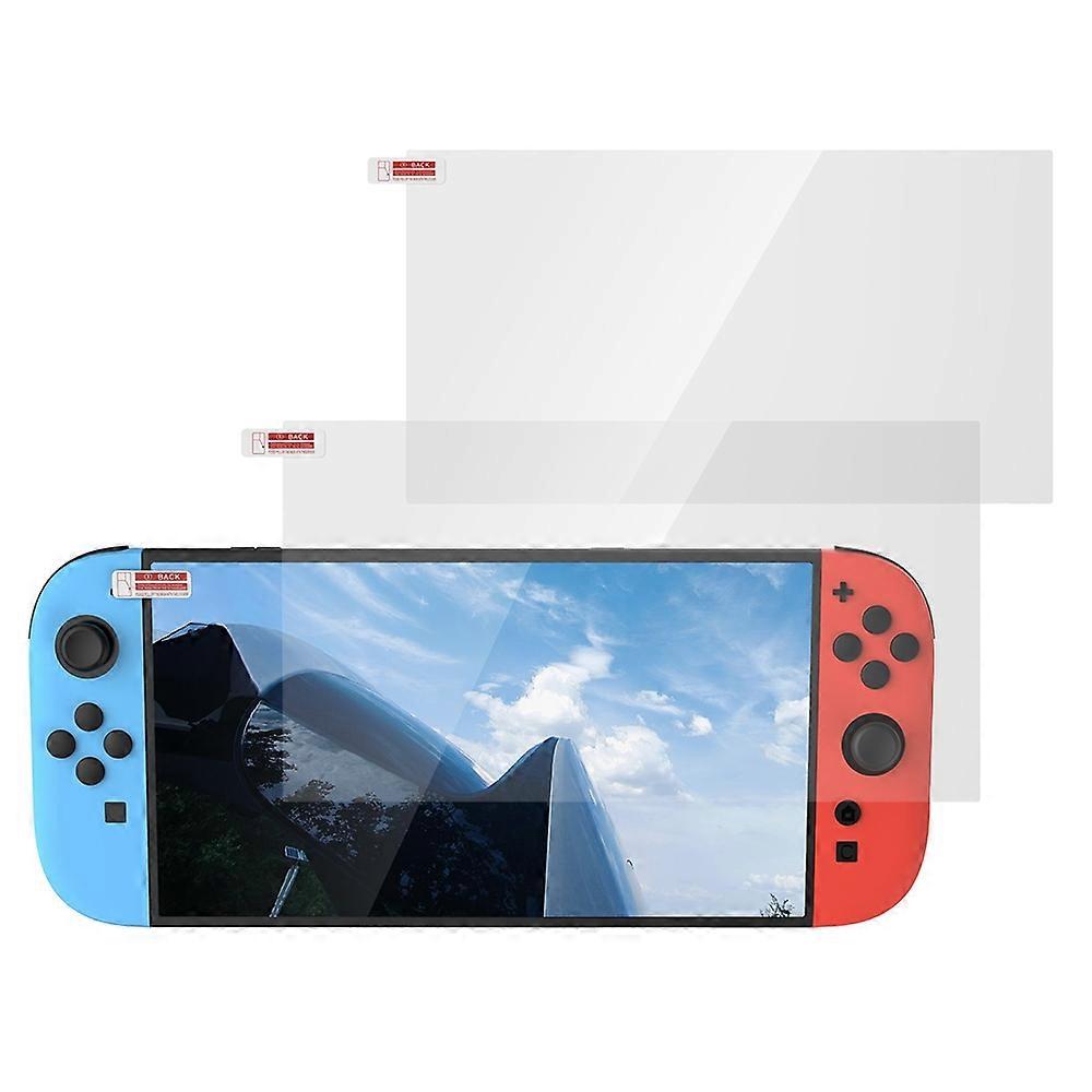 DOBE TNS-3166 2Pcs for Nintendo Switch 2 Game Console Screen Protector Tempered Glass HD Anti Finger