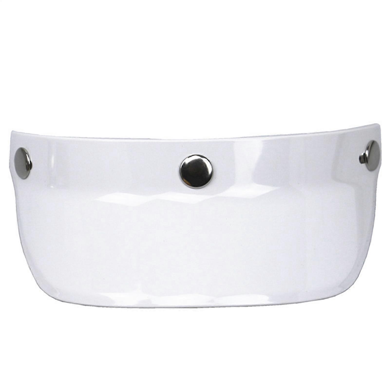 Universal 3 Snap-Button Visor Flip Up Wind for Open Face Motorcycle Helmet