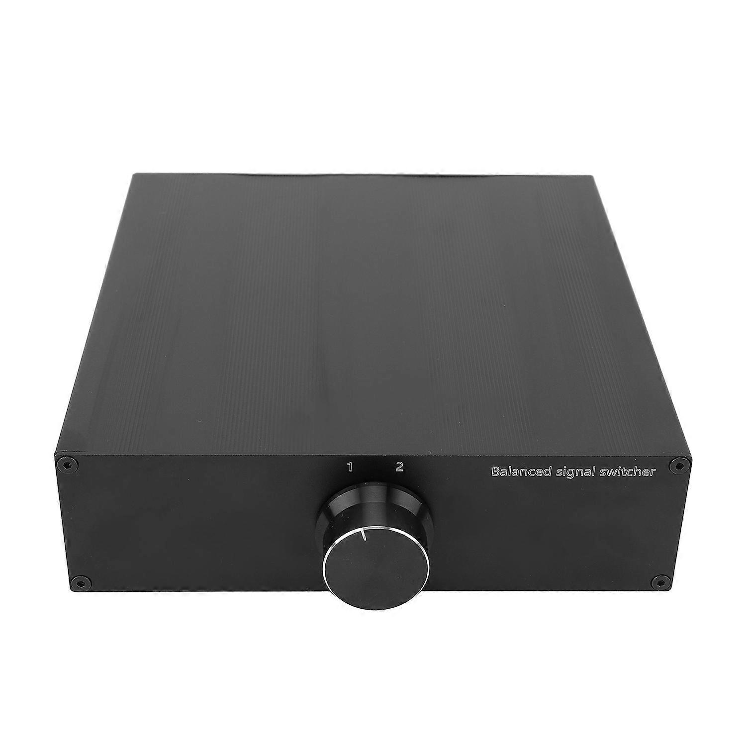 2 In 1 Out Sound Switch XLR Lossless Balance Sound Selector Switcher für 2 Kanal HiFi Stereo L/R C