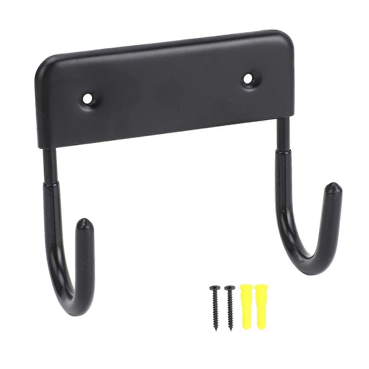 Ironing Board Hook Stable Multifunctional Space Saving Ironing Board Wall Mounted Holder Matte Black