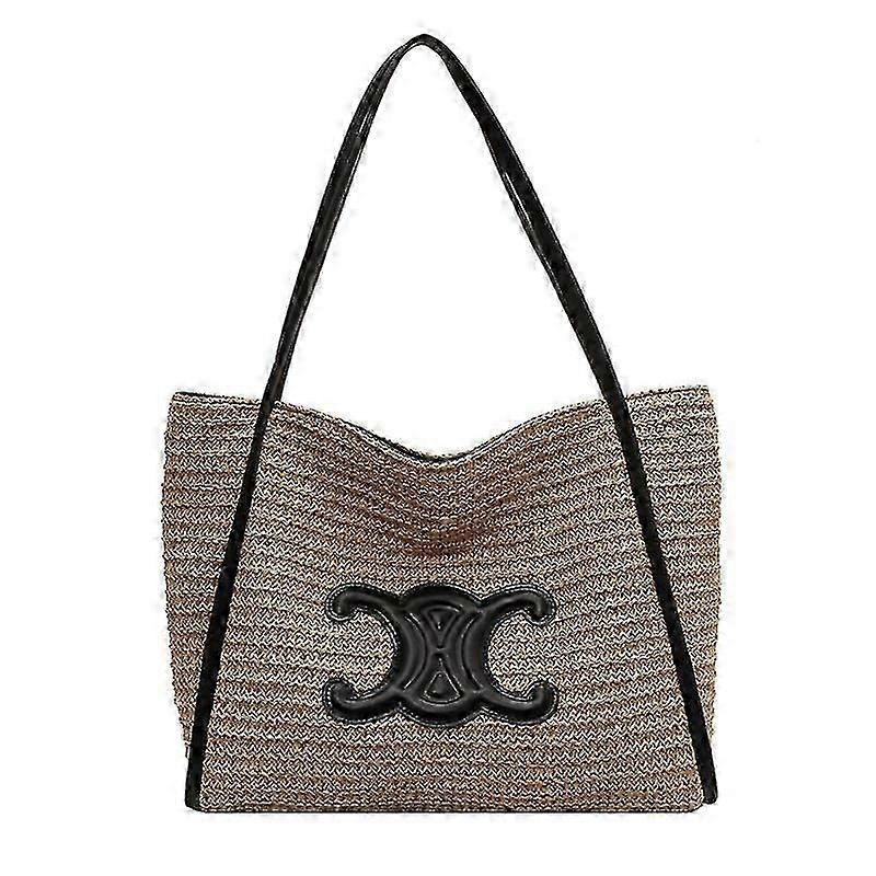 Ladies Straw Tote Bag, Ladies Beach Bag, Rattan Bag Oversized Beach Bag square
