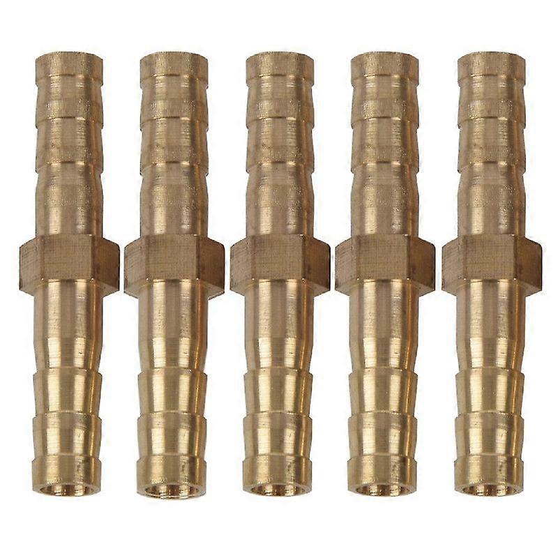 5 st 6 mm innerdiameter luftgas rak slangrörskoppling