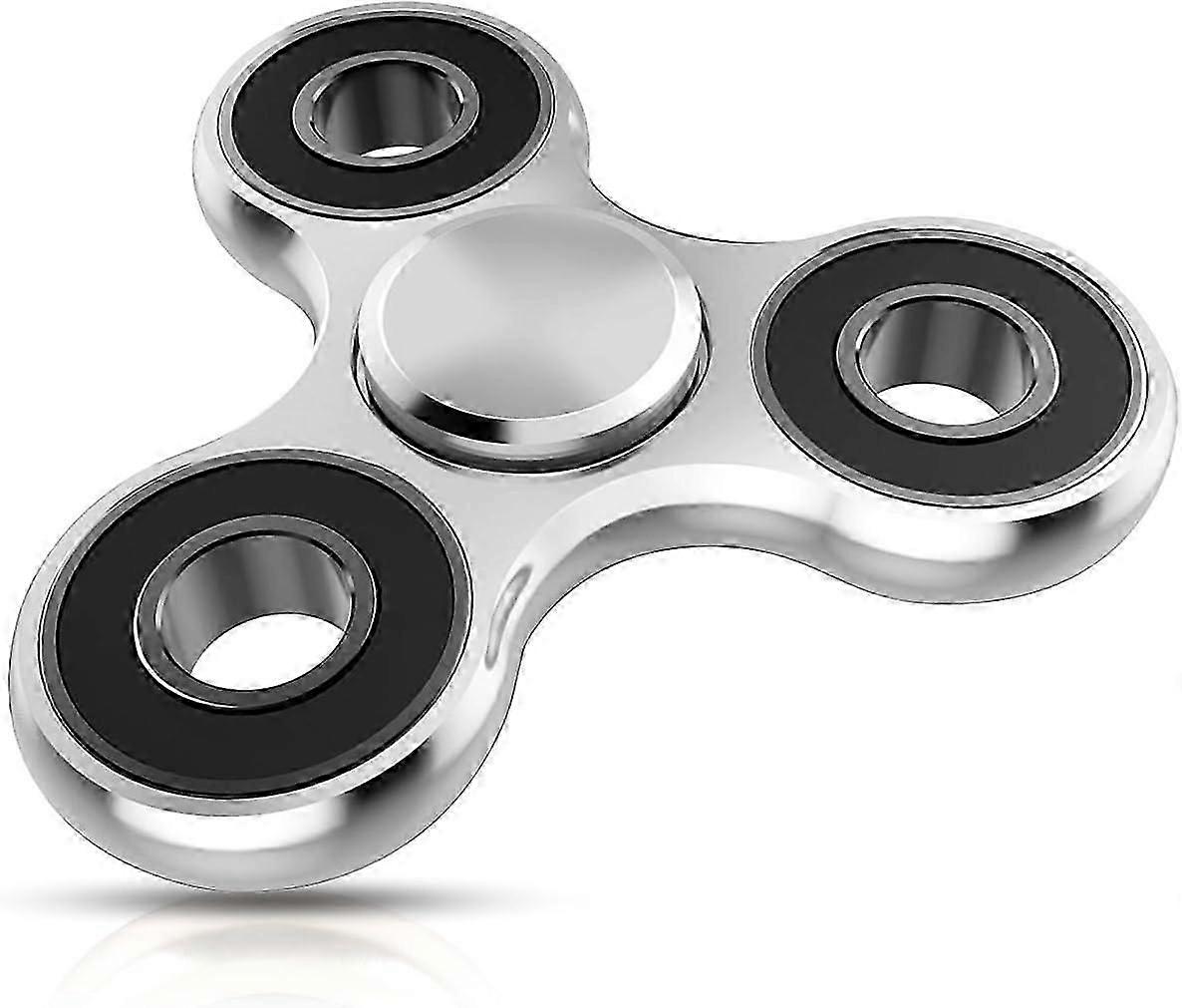 Fidget Spinner Toy Ultra Durable Stainless Steel Bearing High Speed Spins Precision Metal Hand Spinner EDC ADHD Focus Anxiety Stress