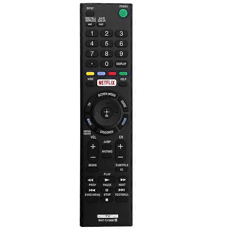 Replace RMT-TX100B Remote Control for Sony LED LCD 4K TV KDL-55W6500