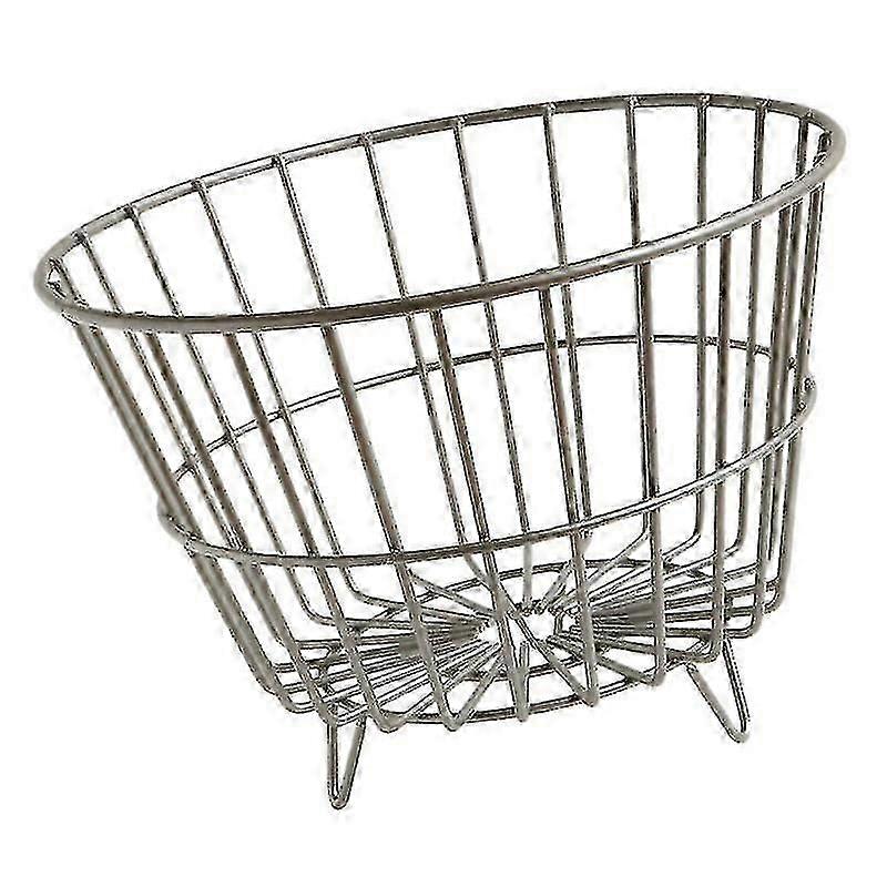 28.5X28.5cm Silver Picnic Baskets 1pc Fruit Storage Container Creative Table Stand Living Room Suppl