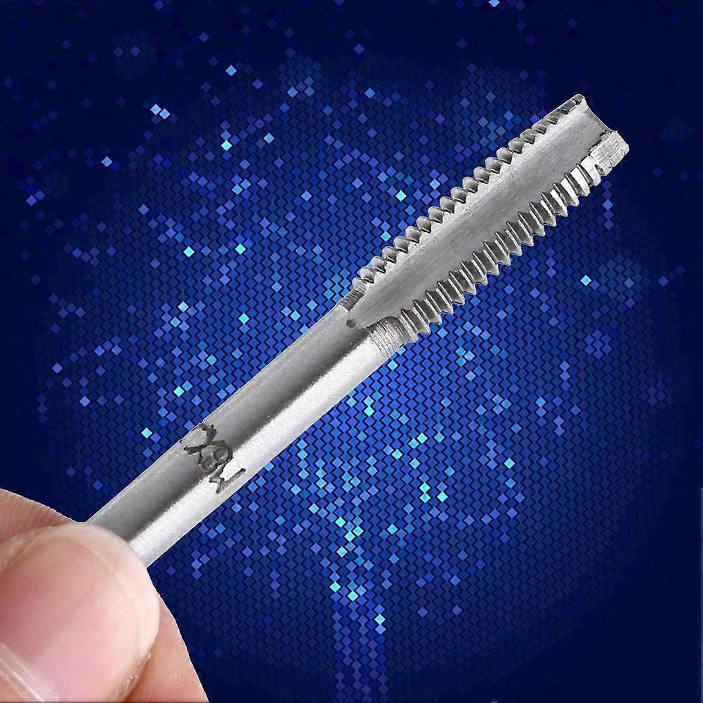 5pcs M3-M8 Straight Flute Screw Thread Taps Tapping Tool Set