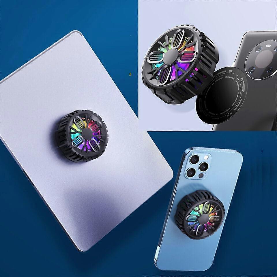 Magnetic Semiconductor Tablet Cooler Fan Radiator for iPhone iPad Gaming Devices - Efficient Cooling, Compact Design