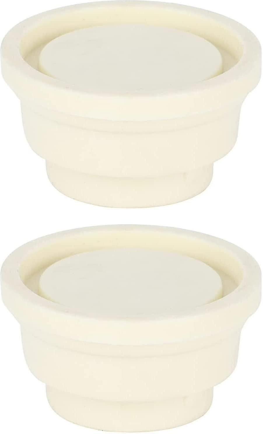 1pc Pool Ladder Buffer Inground Pool Ladder End Caps White Rubber Bumper Set V