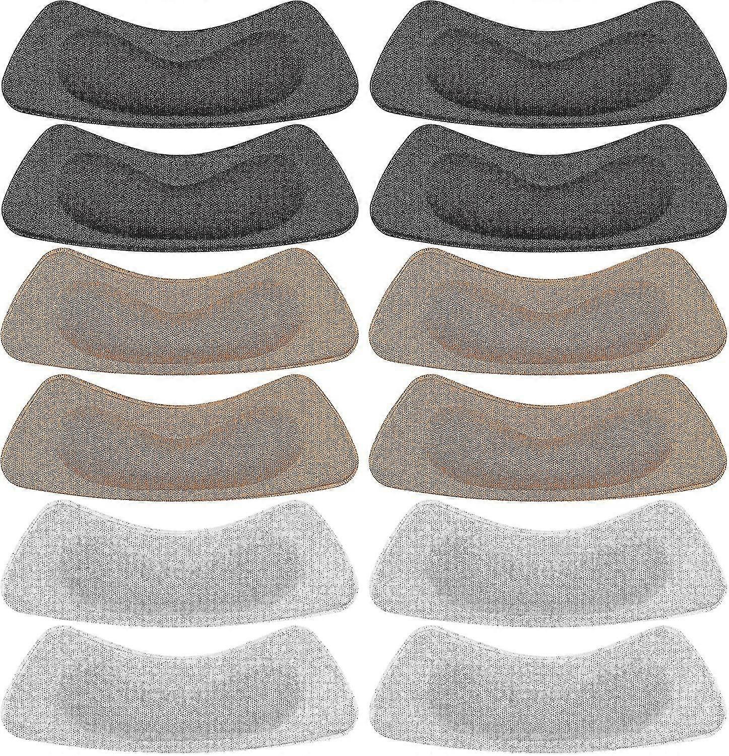 6 Pairs Heel Stickers Heel Grips Liner Heel Cushion Pads Inserts For Loose Shoes