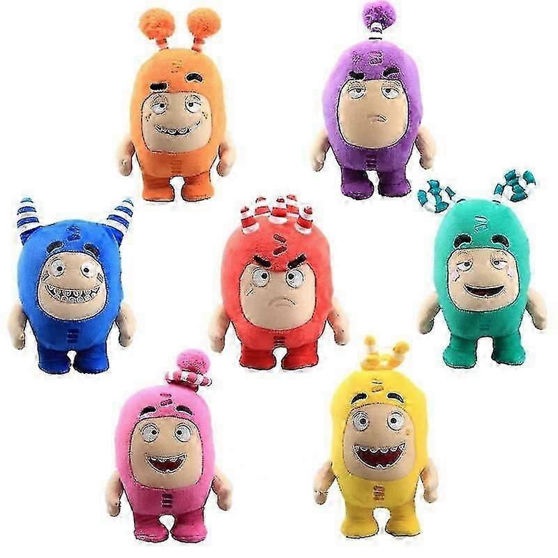 18cm Oddbods Jucării de pluș Desene animate drăguț Soft Fuse Pogo Bubbles Slick Zeke Jeff umplute jucării de pluș pentru boys girls cadouri de Crăciun