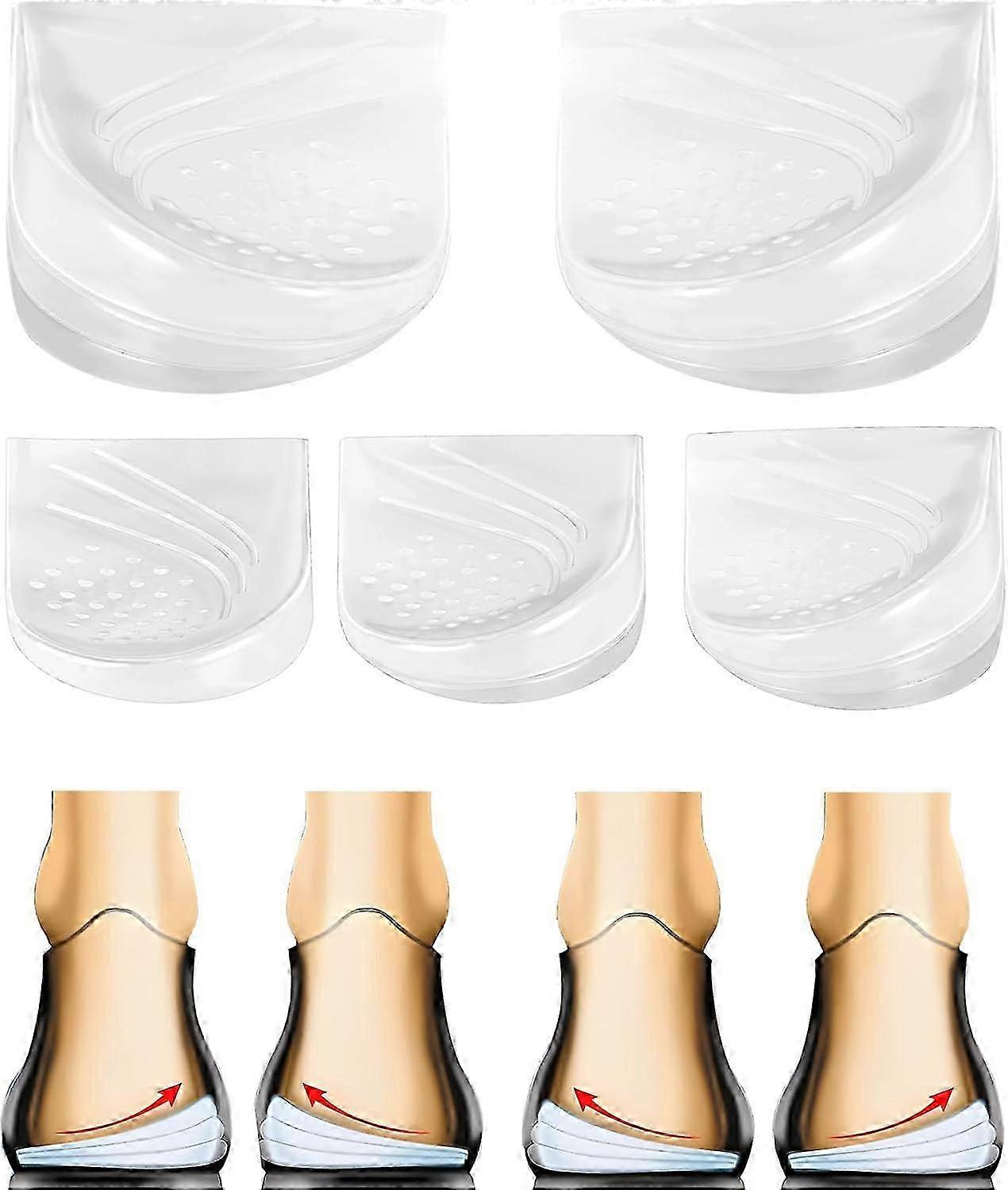 Säädettävät ortopediset kantapään nostot supinaatioon ja ylipronaatiokorjaukseen - mediaaliset ja lateraaliset insertit lievittävät polvikipua ja korjaavat jousajalkoja