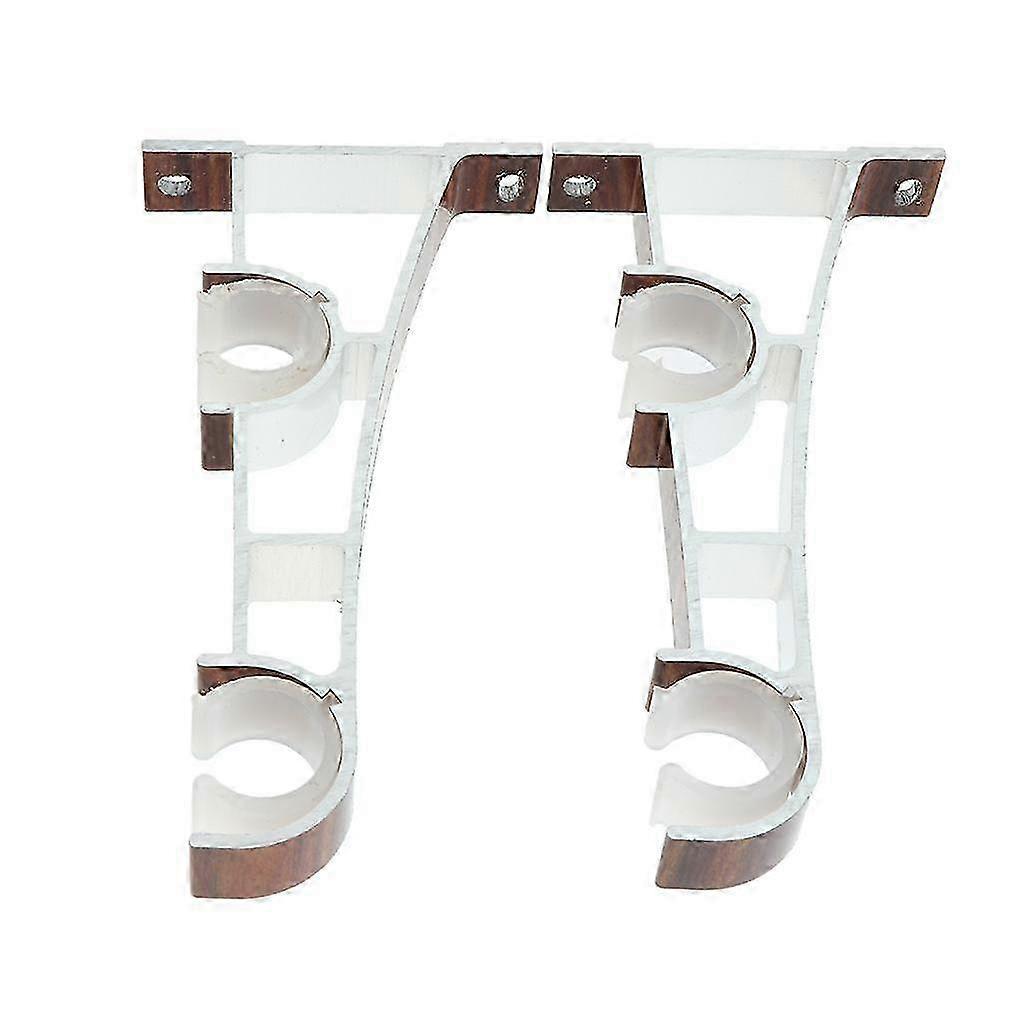 2Pcs 28mm Ceiling Mount Brackets for Curtain Rods, Heavy Duty Drapes Hardware