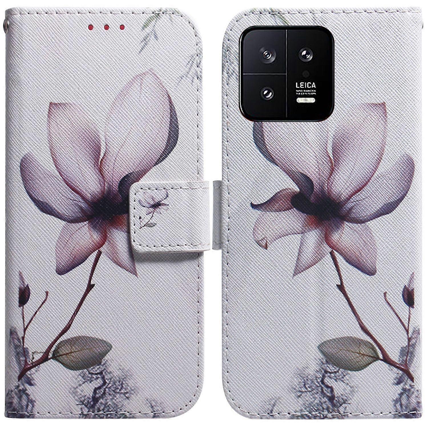 Drawing PU Phone Case For Xiaomi 13 5G