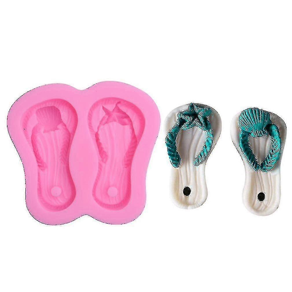 ミニオウルシェルスターフィッシュビーチスリッパフォンダンシリコンモールドアロマテラピー石膏モールドクレートベーキングキット