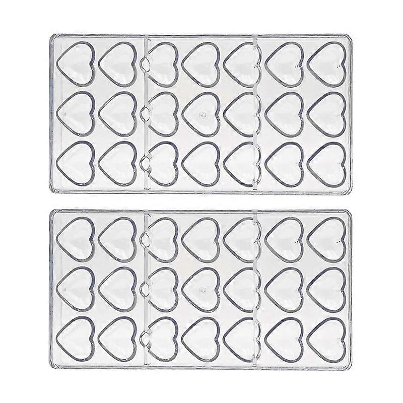 2PCS Polycarbonate Chocolates Mould for Candy Bar Mold Easter Baking