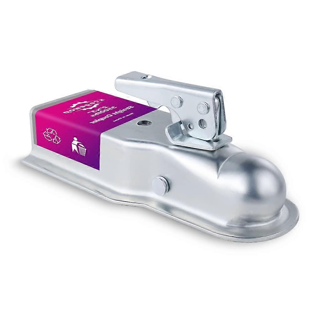 2' Straight Trailer Coupler, 3' Channel  3500 lb Class II  for Towing RV, Boat, Camper (3500LBS 2'X3')