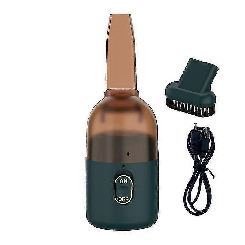 suitable for USB Rechargeable Mini Desktop Vacuum Cleaner Crumb Dust Sweeper,For Small Desk,Computer Keyboard,Car Eraser Dust Collector-- cheng du si