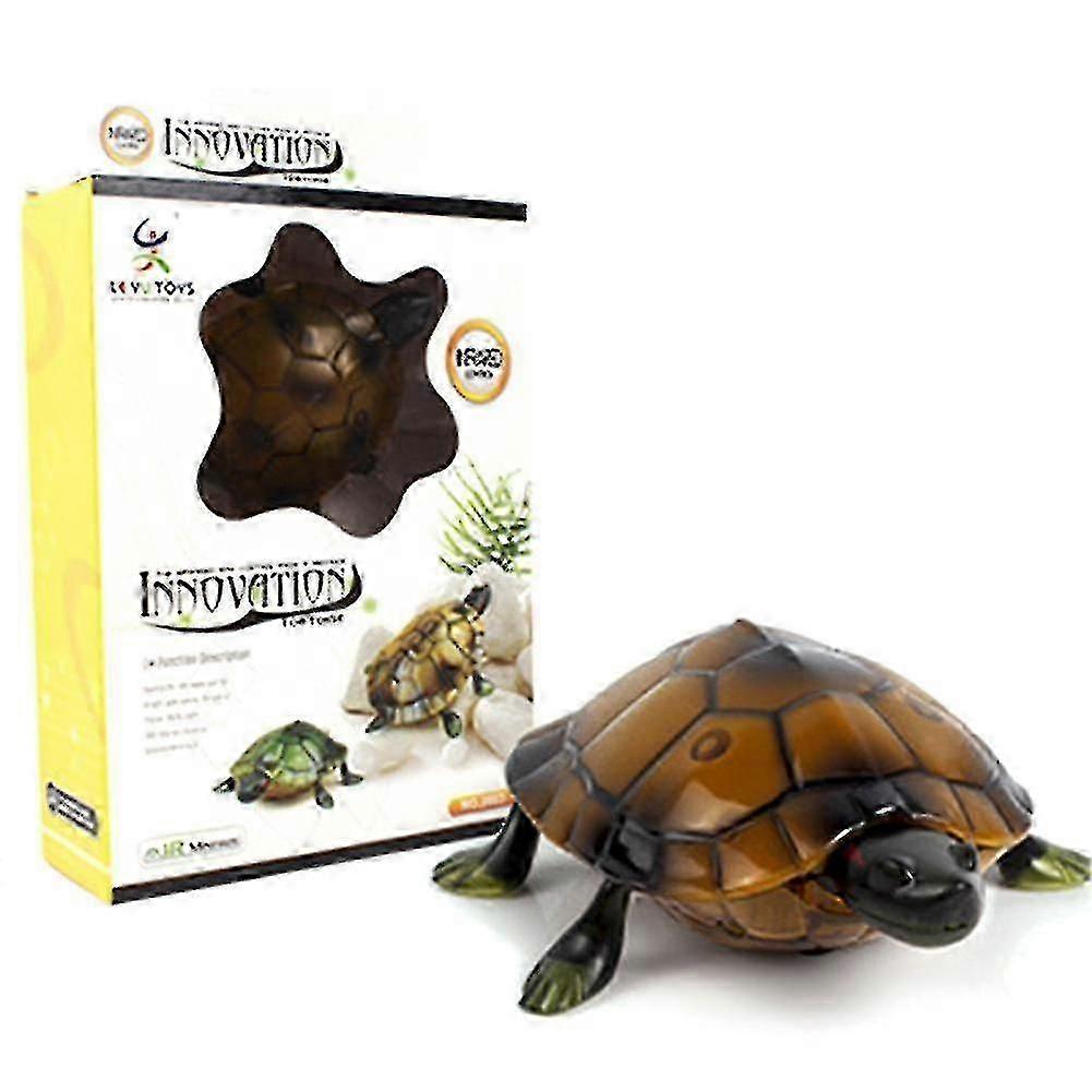 Simulation Infrared Remote Control Electric Luminous Turtle Robot Kids Toy Gift Kaesi