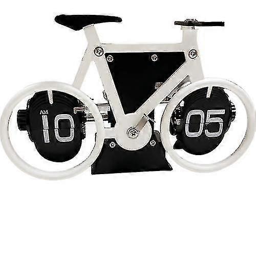 Automatic Turn Page Clock Creative Retro Digital Flip Down Clocks Ornament