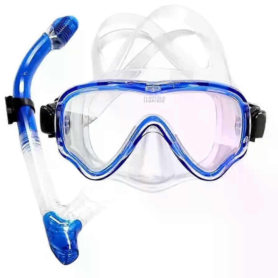 Swim Goggles Diving Snorkel Mask with Nose Cover