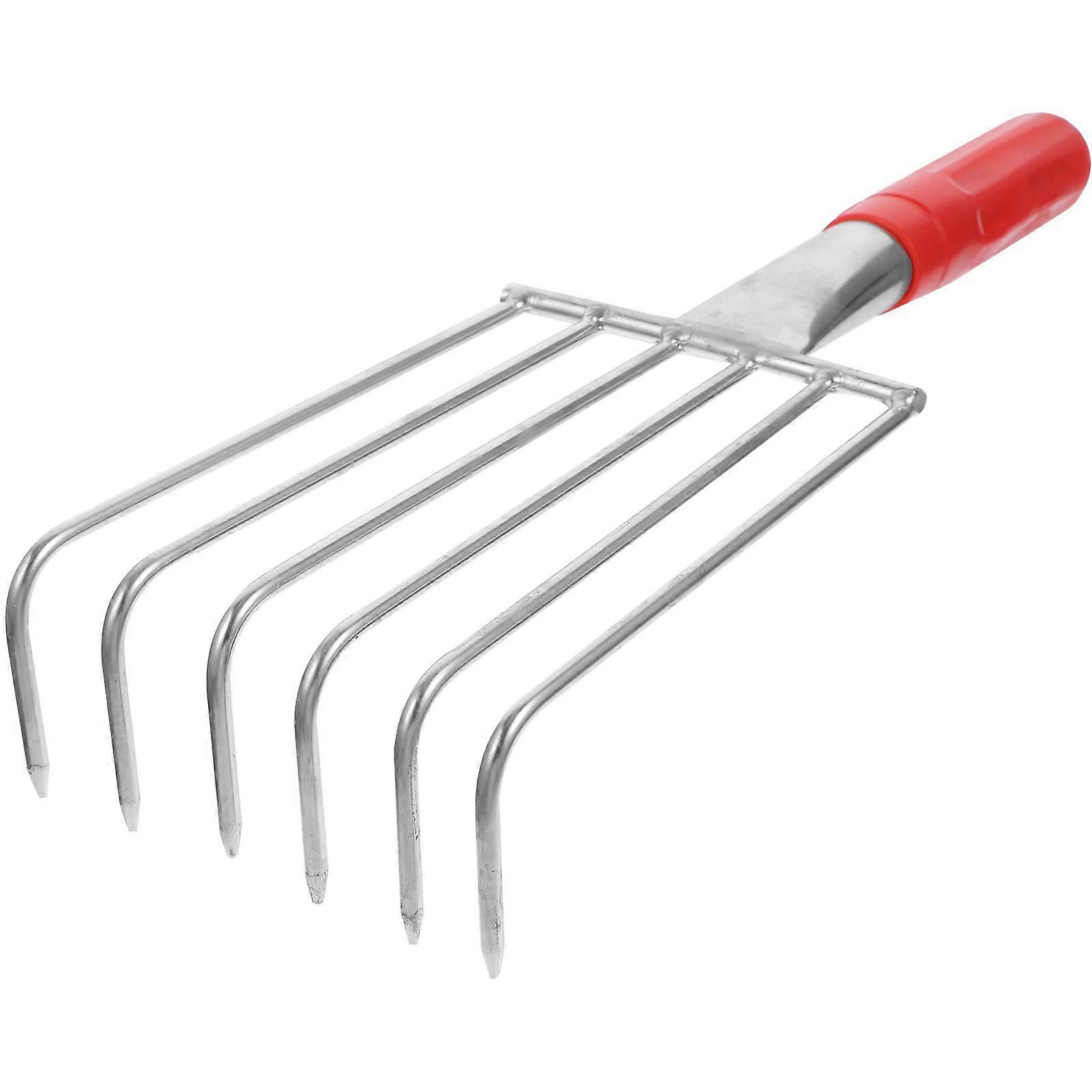 Hand Rake Reusable Claw Rake Beach Shell Digging Rake Stainless Steel Garden Rake