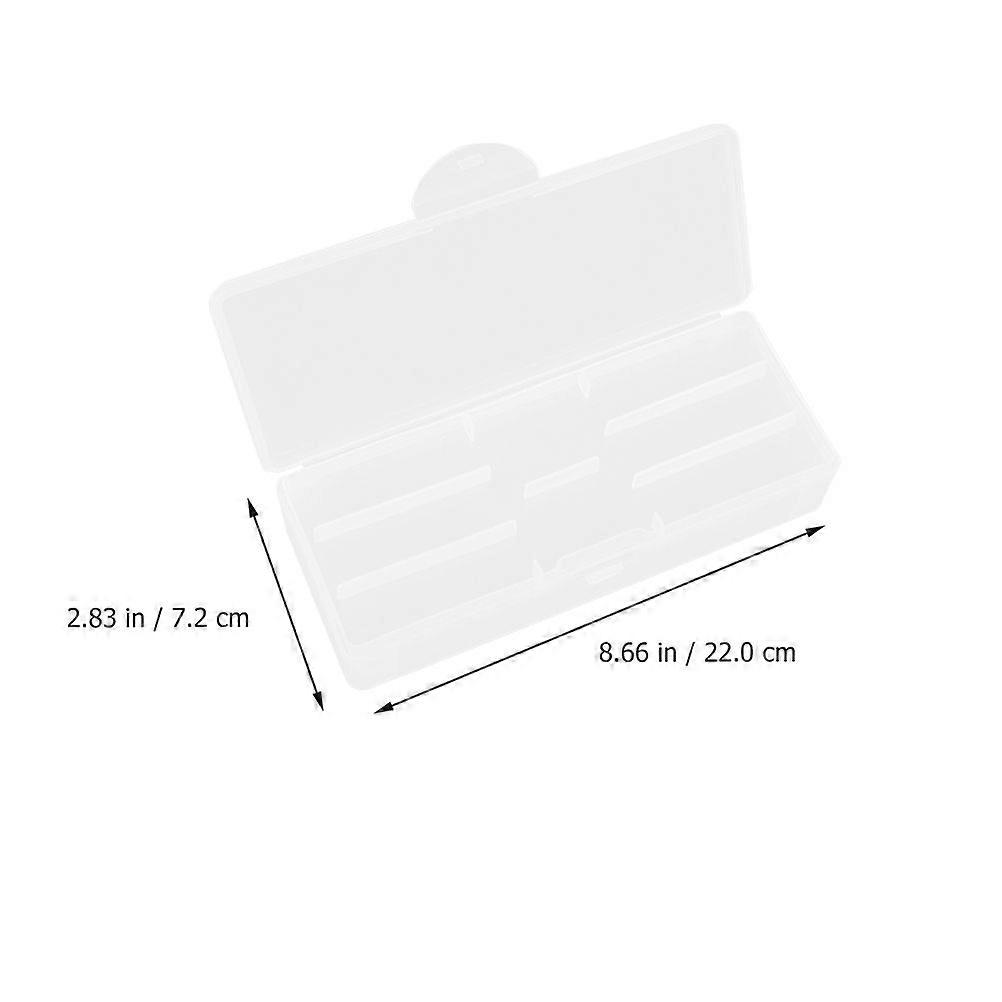 Nail Piece Storage Case Manicure Tool Box Double-layer Storage Container