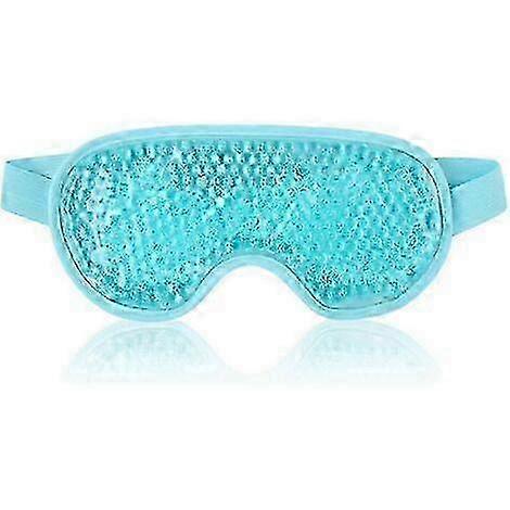 2025 Eco-Friendly Light Blue Reusable Eye Cooling Mask