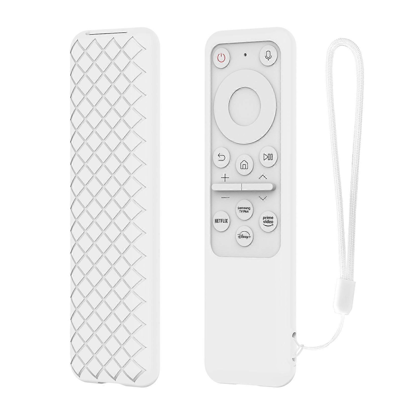 Protective Silicone Skin Case for BP59-00149 M7B Remote Soft Silicone Case Anti-Slipping Box Controller Accessories  White