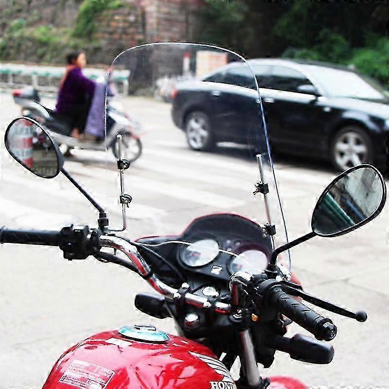 Motorcycle Adjustable Windscreen with Electric Vehicle Windshield Accessories