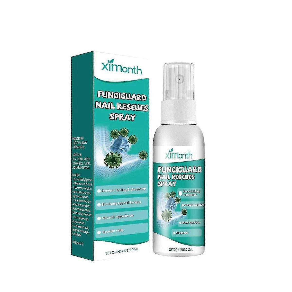 Spray de Cuidados com as Unhas Ximonth Unhas Macias Espessamento de Unhas Unhas Cinza Limpeza de Odor Clareador de Unhas Spray