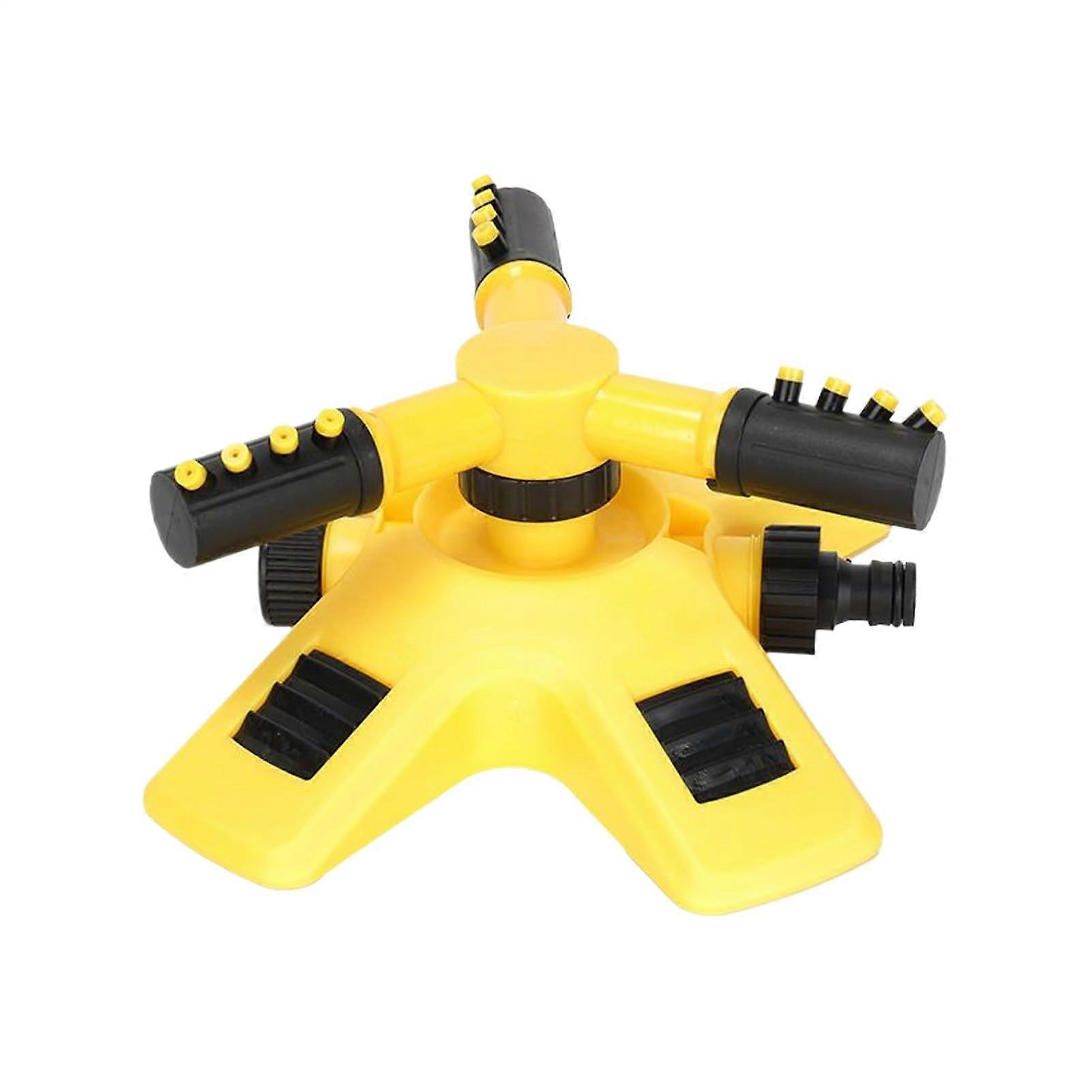 Water Sprinkler for Lawn - 360 Degree Rotating Automatic Irrigation System for Large Yard with Adjustable Spray Nozzle