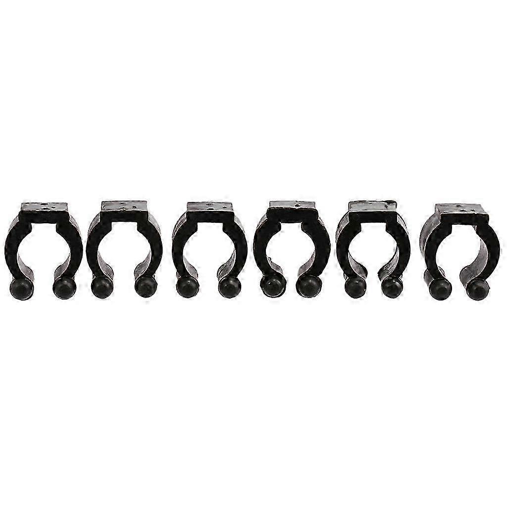 6pcs Plastic Pool Cue Rack Clips for Billiards Sticks