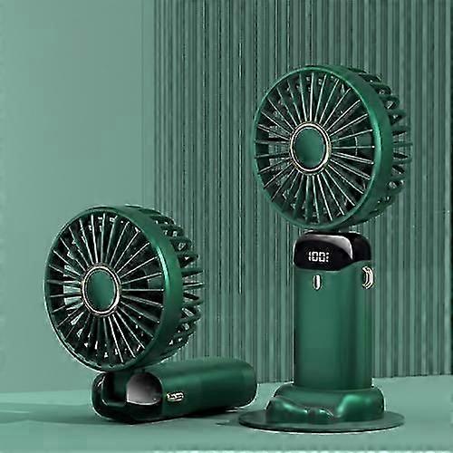 USB Handheld Digital Display Folding Aromatherapy Fan
