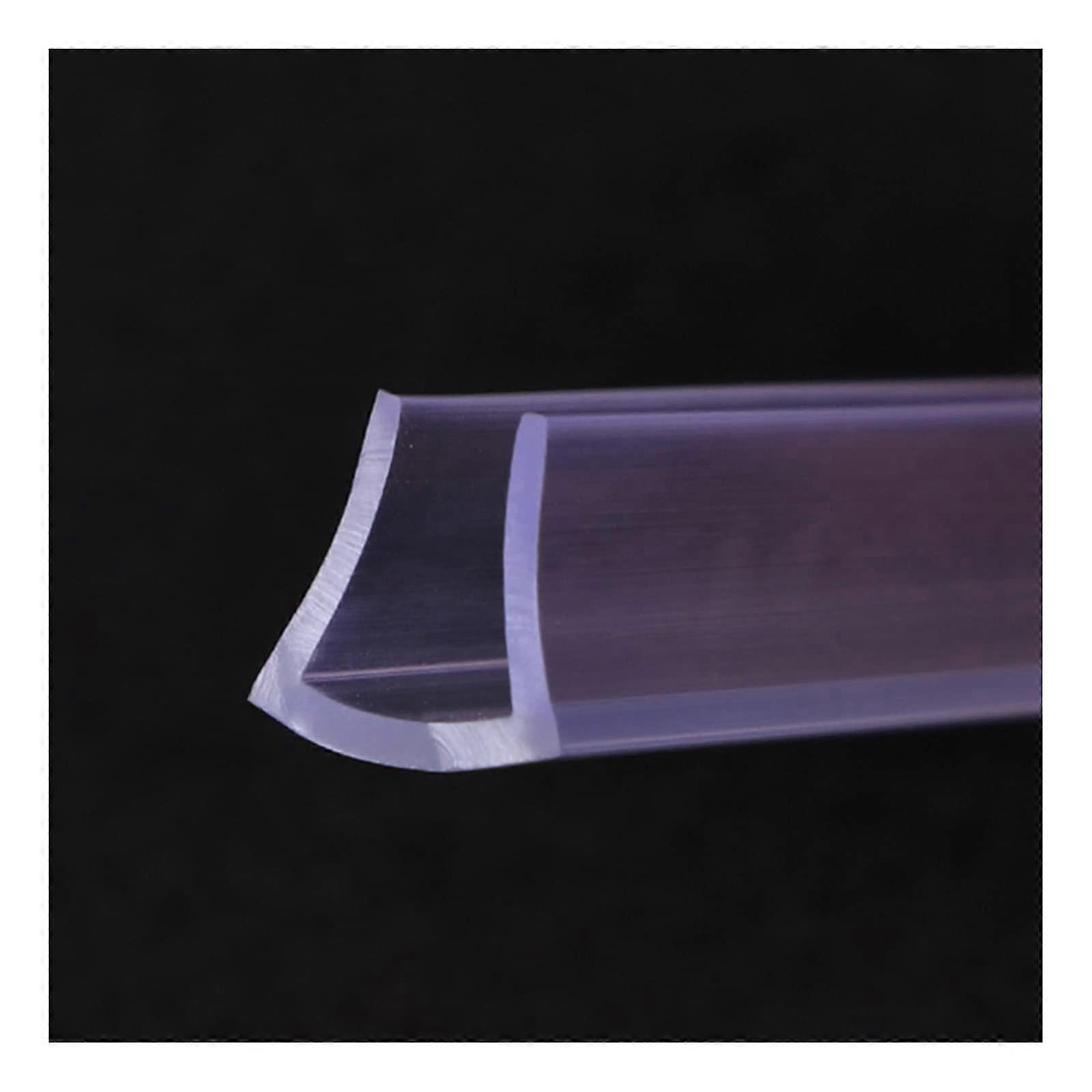 Ushaped rubber seal for desk, transparent, 39 X 15 mm, 10m