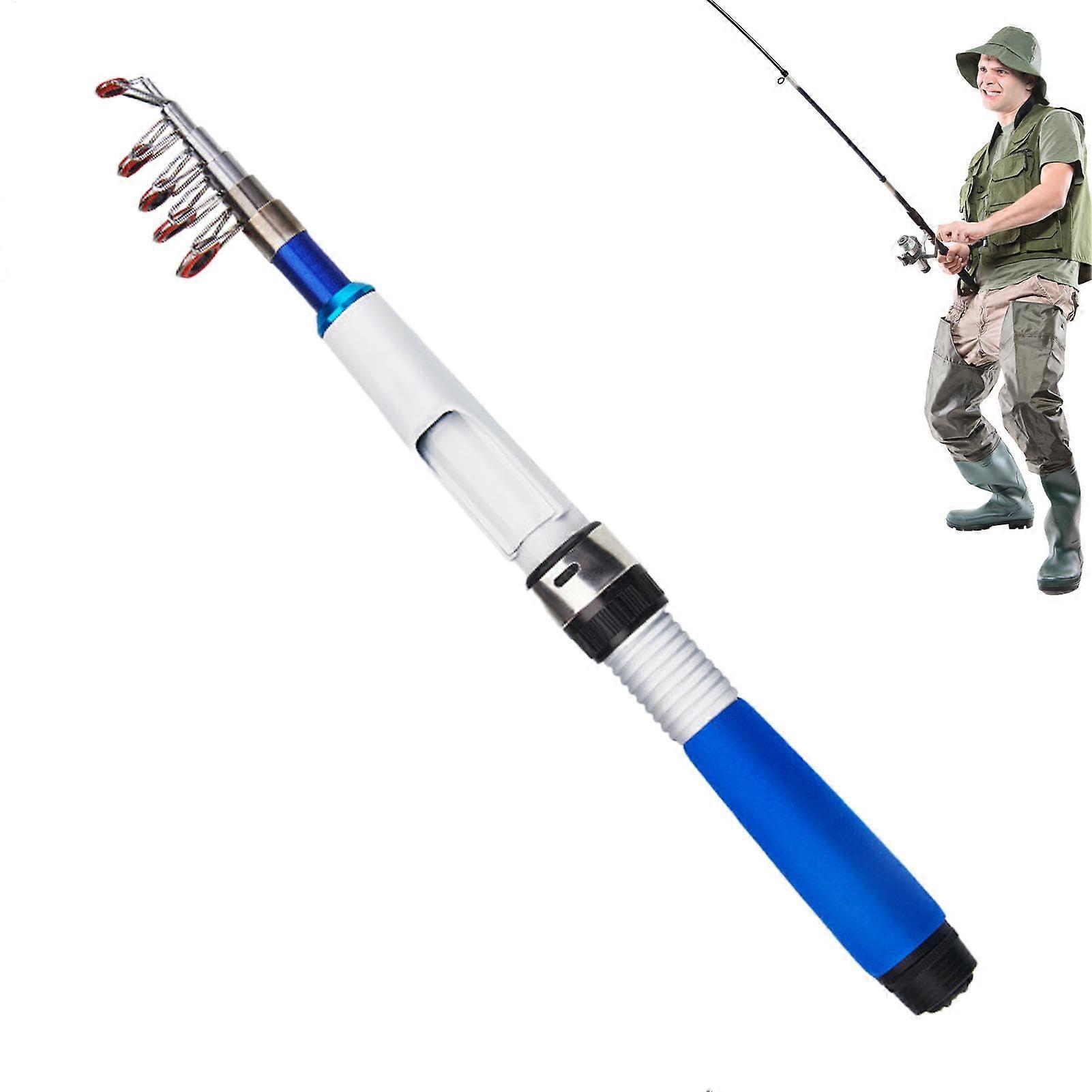 Short small casting fishing rod for sea, Travel fishing rod for perch trout, Saltwater, Freshwater with comfortable grip