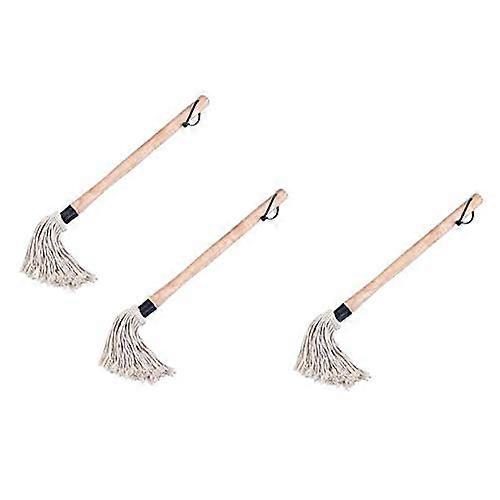 Set of 3 Barbecue Sauce Brushes BBQ Stapling Mop Grill Stapling Brush for Barbecue, Chicken Thighs, Wings, Vegetables, etc.