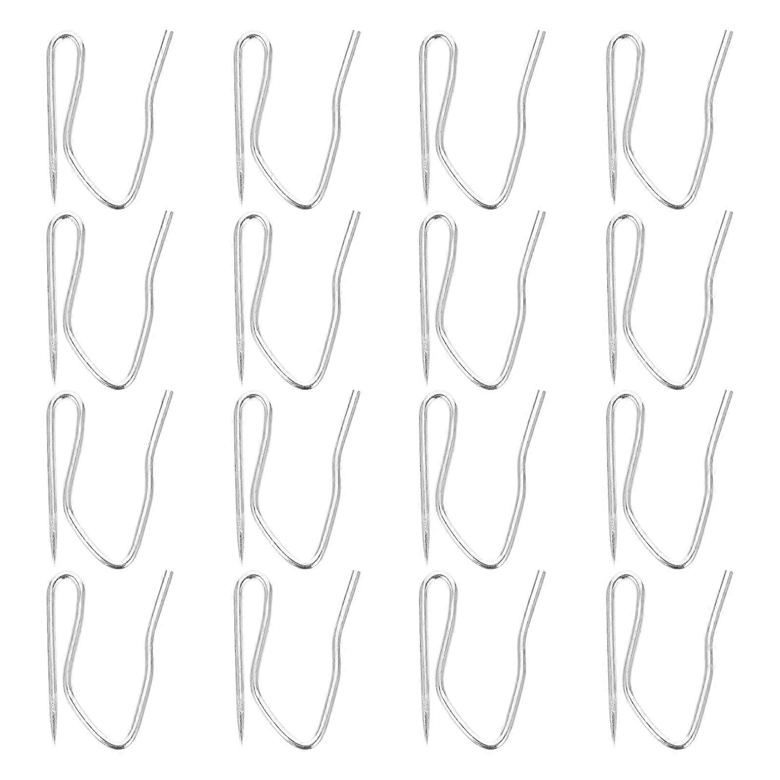 100 Pcs Iron S Shape Curtain Hooks for Hanging Accessories