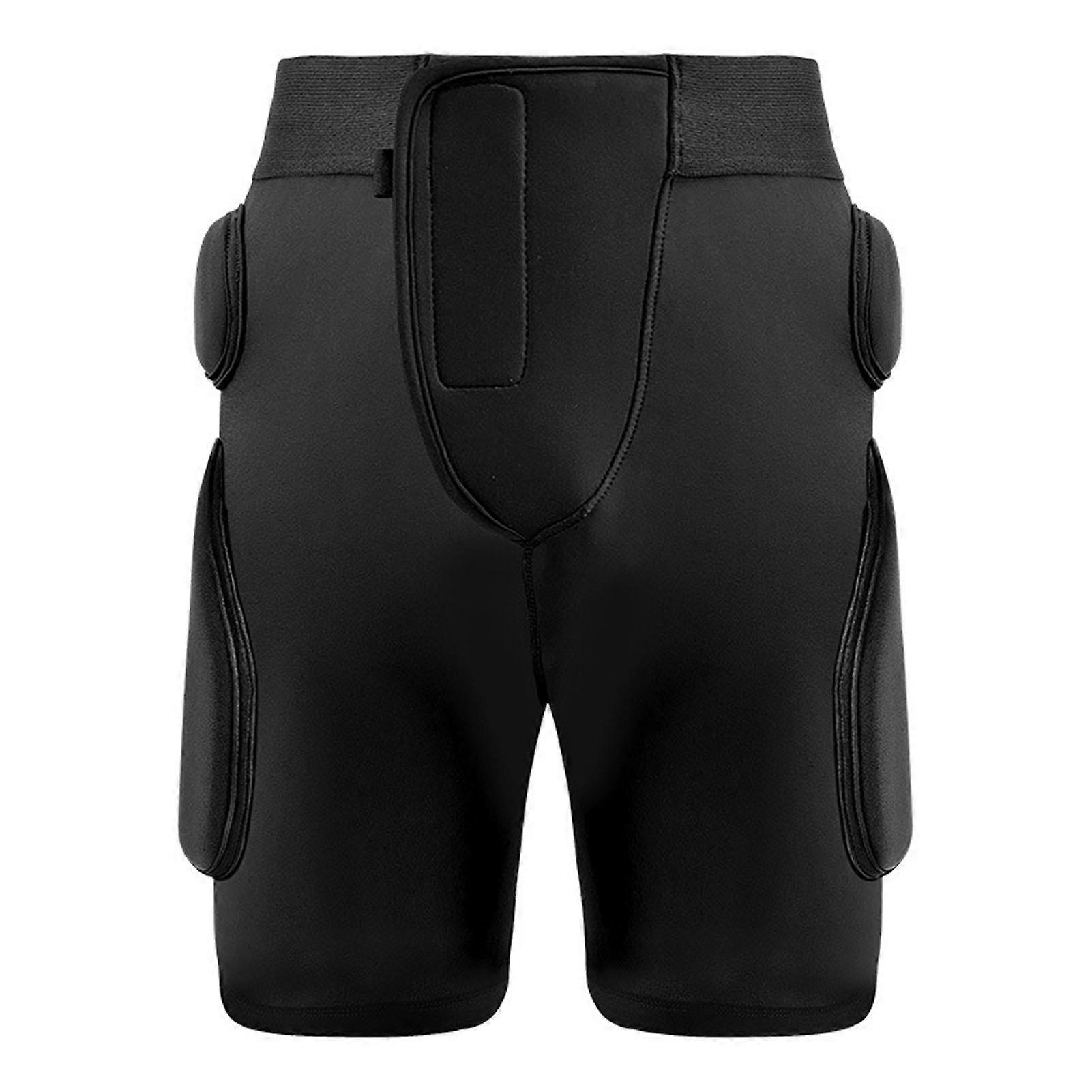 Padded Skating Pants 3D Protective Impact Resistant Tailbone Pad Shorts for Ski Snowboard Skateboard Breathable 3 Layer Medium