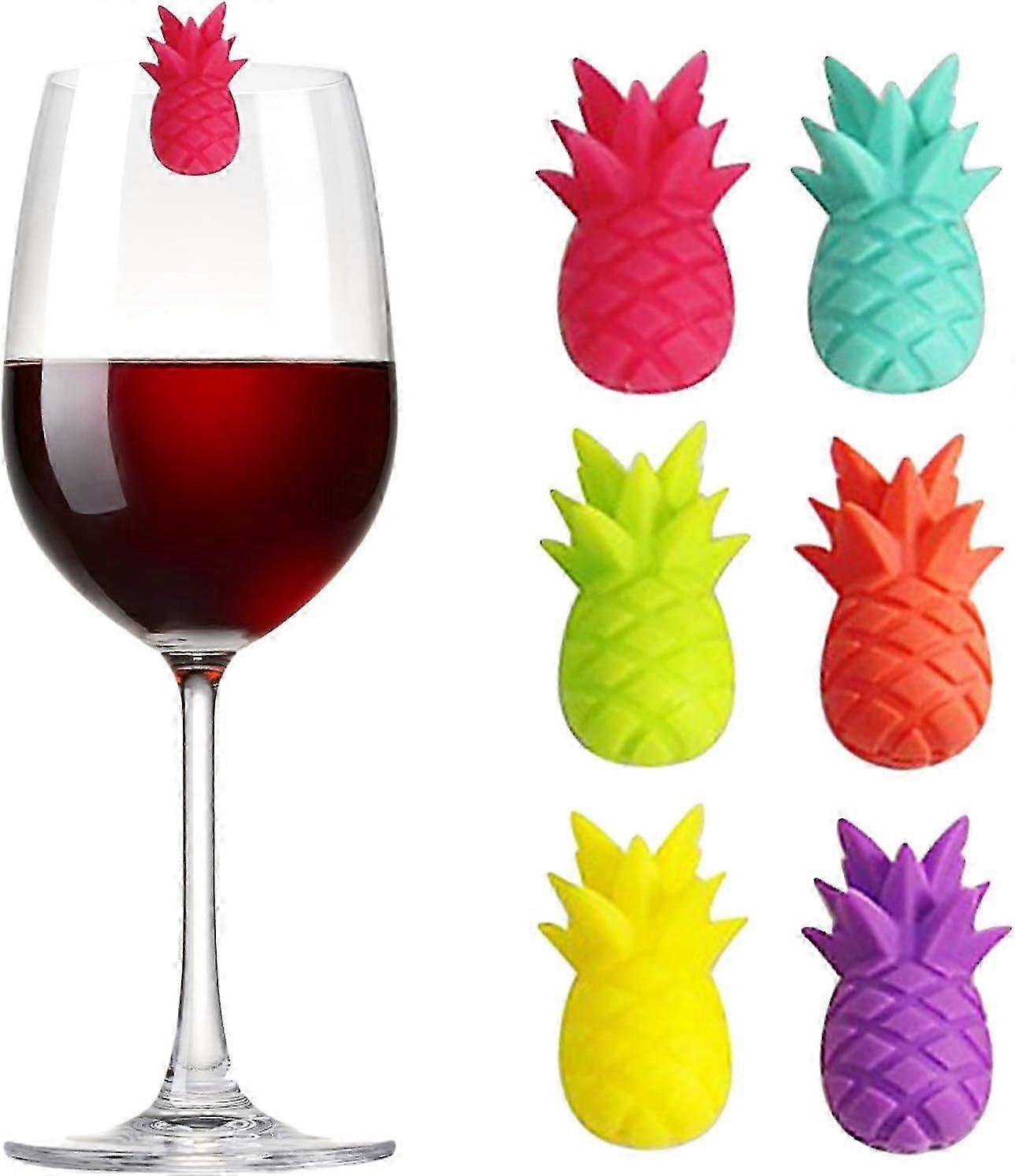Flamingo Glass Markers - Silicone Wine & Cup Markers - Multicolor Set
