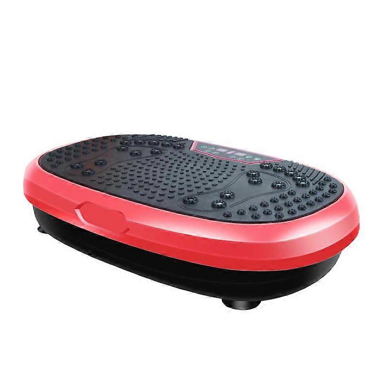 Social Hike Red Mini Vibration Platform Magnet Therapy Vibrating Machine Exercise Plate Vibration Machines
