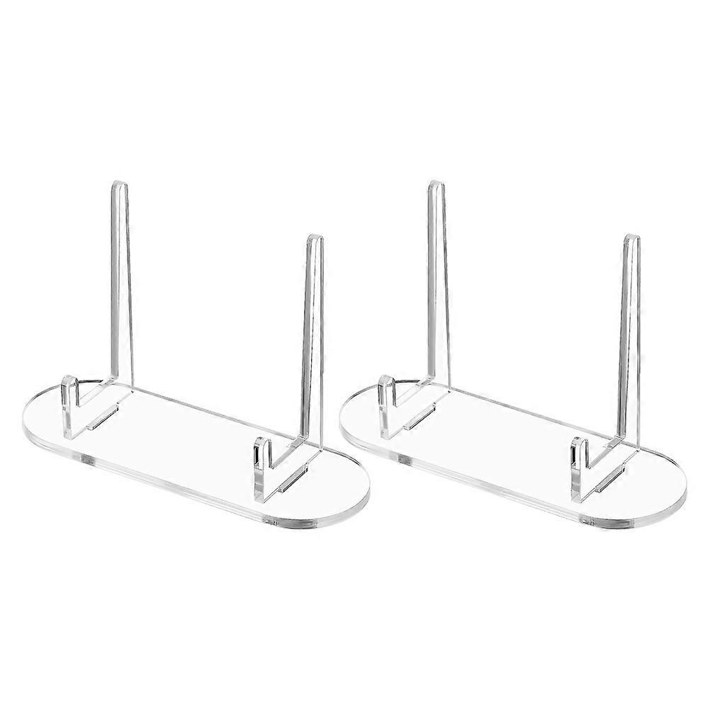 Clear Acrylic Plate Holder Stand, Versatile Display Option for Various Items