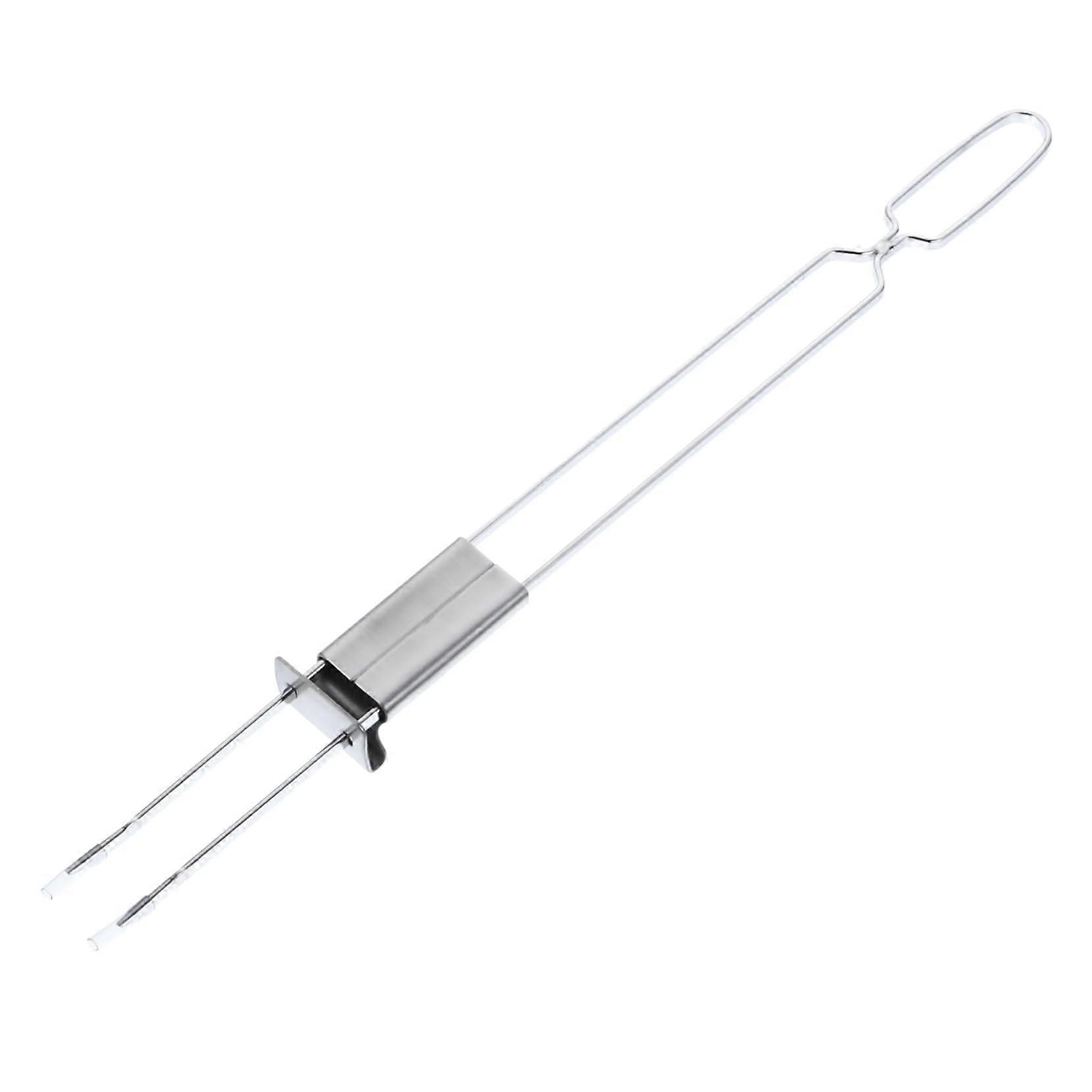 Grill Fork Skewer - Skewers For Grilling - Hamburger Grilling Tool - Stainless Steel, Compact